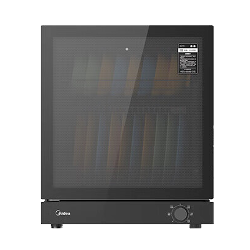 美的(Midea)消毒柜家用厨房餐具碗柜碗筷茶杯刀具50L双层小型台式高温烘干二星级不锈钢50T11
