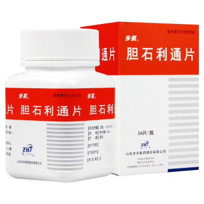 步长 胆石利通片 0.45g*54片*1瓶/盒