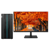 联想(Lenovo)GeekPro 设计师制图游戏台式电脑整机(i5-13400F 16G 512G固态 RX6600LE 8GB显卡)23.8英寸显示器
