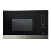 美的(Midea)25L嵌入式微波炉家用二级能效900W大功率快速加热BC2501 微烤一体机 高效磁控管 微波多档火力