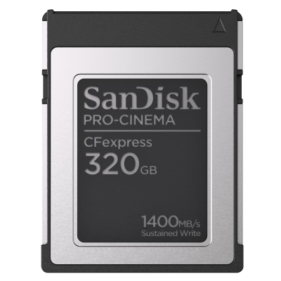 闪迪(SanDisk)320G CFexpress Type B内存卡影院级8K视频读1700MB/s写1400MB/s