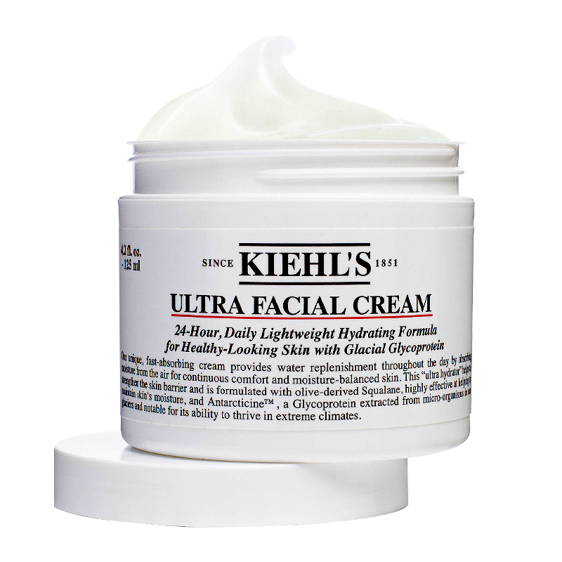 [限量赠香水125ml*2罐]Kiehl’s科颜氏高保湿面霜125ml契尔氏高效角鲨烷滋润补水锁水