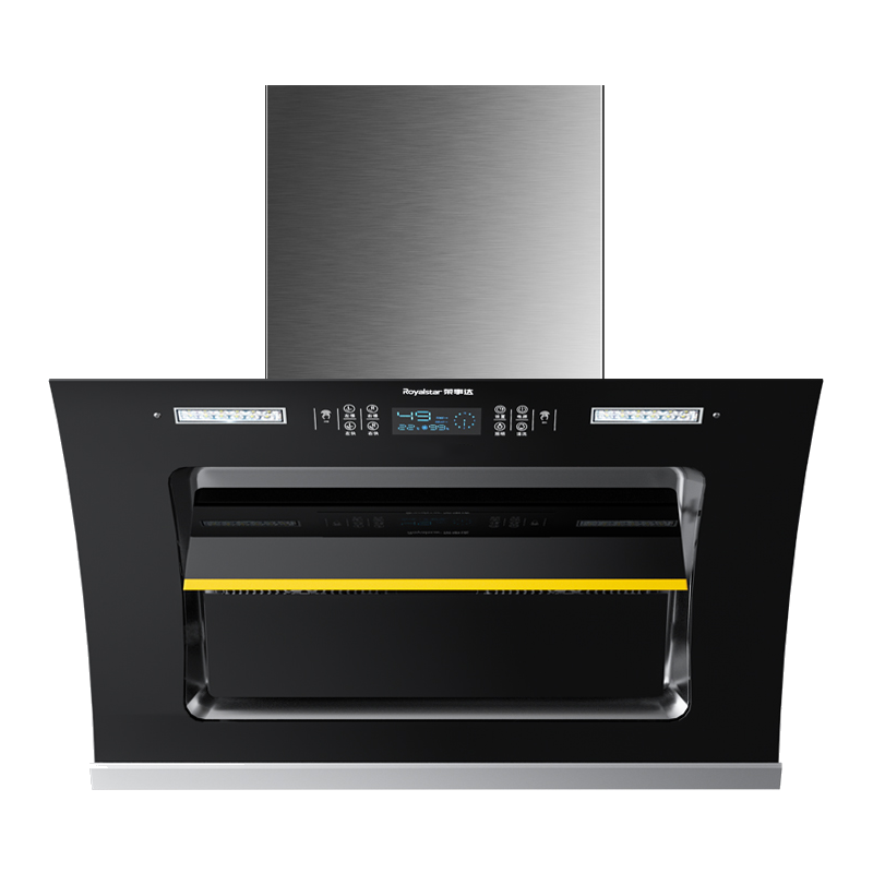 荣事达抽油烟机家用侧吸式油烟机厨房双电机吸油机大吸力双电机自动清洗