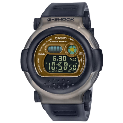 卡西欧手表 G-SHOCK 经典复刻 配备可拆卸表圈 防水防震运动男表G-B001MVA-1PR