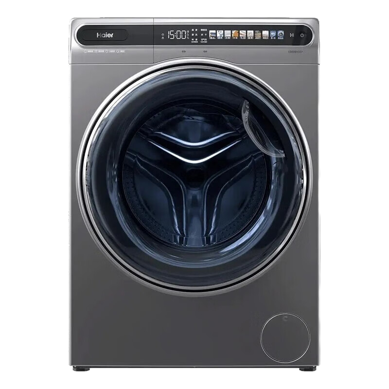 海尔(Haier)滚筒洗衣机10KG大容量 全自动家用 变频525大筒径超薄平嵌智能投放EG100MATESL59S