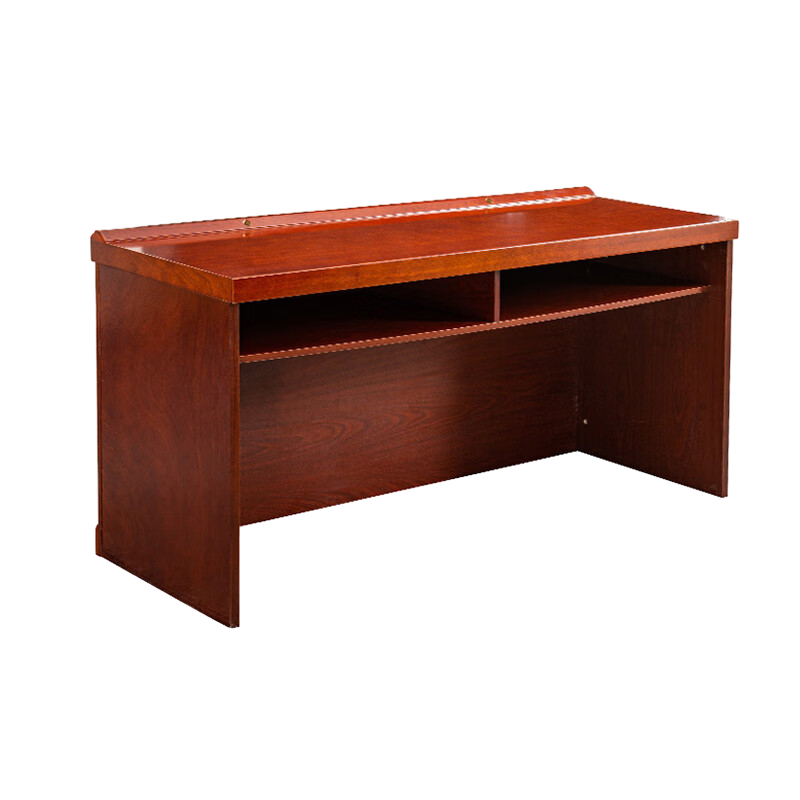 科野 法官台桌迎宾台演讲台发言台培训台油漆贴皮讲课台会议台1.8米不含椅子