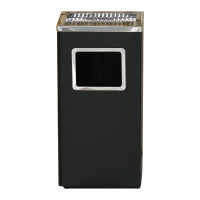 府店垃圾筒不锈钢垃圾桶烟蒂柱灭烟桶带烟灰缸室外电梯口立式丽格长方形黑色