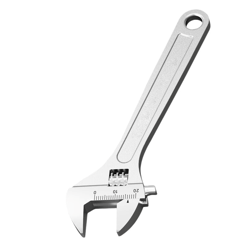 澳狒 活动扳手6英寸大开口活扳手 多功能省力光柄激光刻度