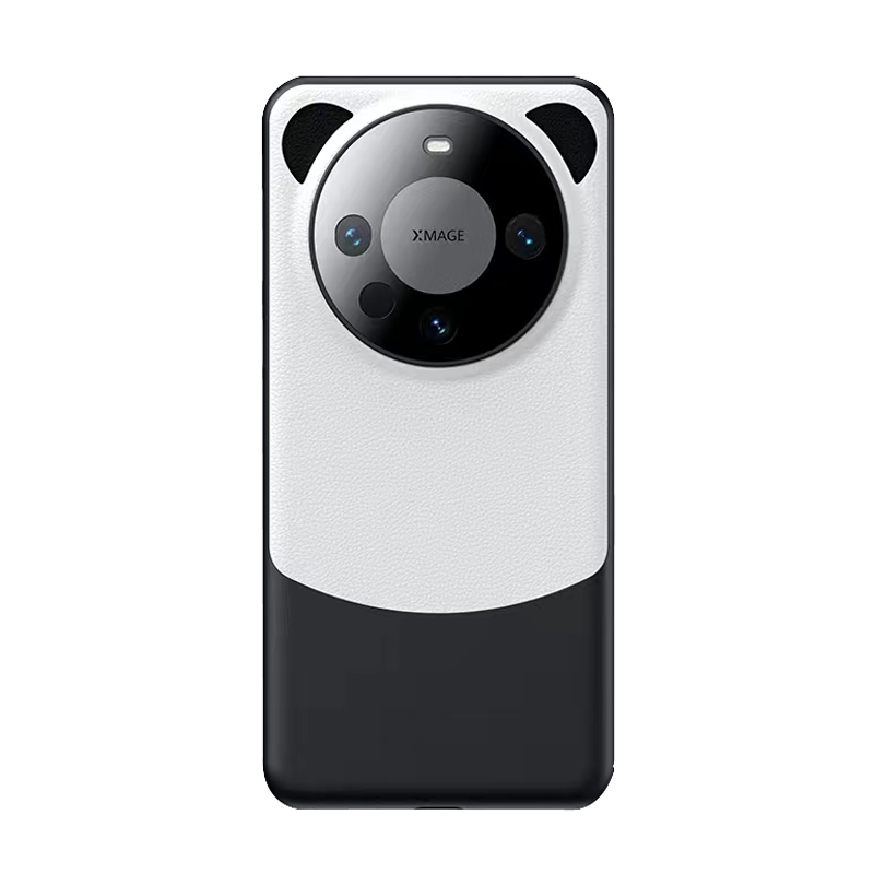 安美宝 华为mate60手机壳新款Mate60pro保护套2023新款硅胶全包防摔熊猫新品meta60pro+男女素皮壳