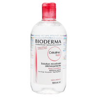 『赠化妆棉』BIODERMA 贝德玛舒妍温和保湿卸妆水 500ml 粉水 适合中干性皮肤 法国进口敏感肌卸妆液眼唇三合一