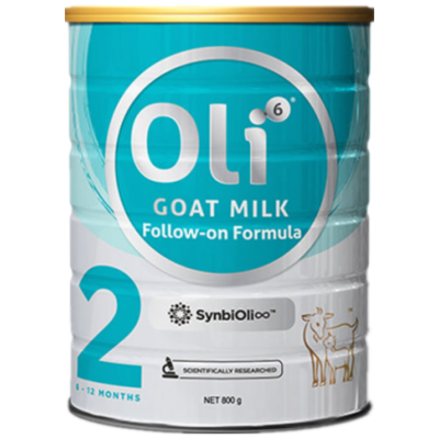 保税发-澳洲颖睿(OLI6)亲和乳元gHMO婴幼儿羊奶粉2段800g/罐装澳洲进口婴幼儿二段奶粉含DHA叶黄素