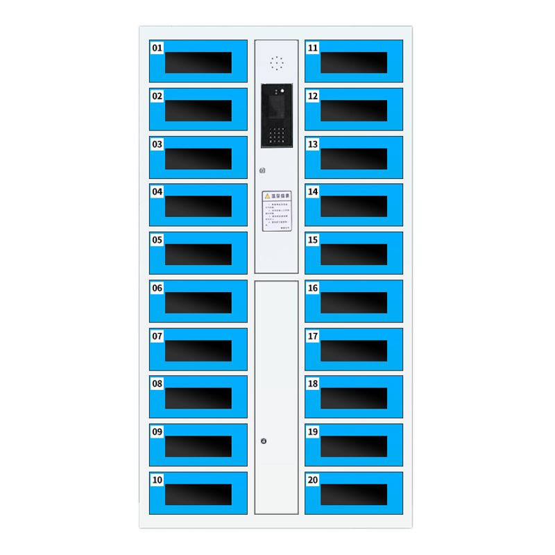 岳滩平板电脑存放柜手机电脑寄存电子存包柜智能刷卡多门柜20门电脑存放柜(人脸型)