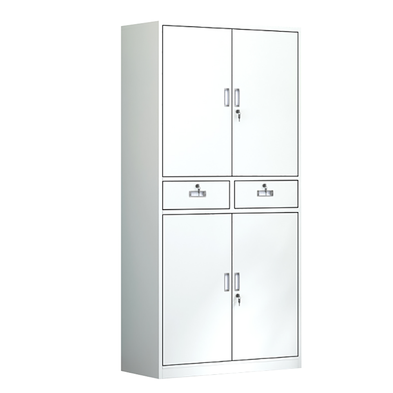 DXBG办公柜钢制文件柜档案柜带锁储物柜二斗文件柜