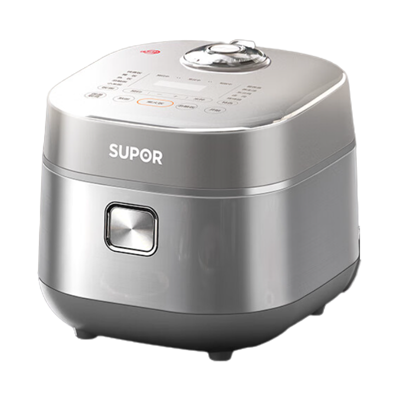 苏泊尔(SUPOR)电饭煲4L/升容量无涂层不粘电饭煲电饭锅1450W电磁IH加热不锈钢内胆家用SF40HC782
