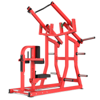 韦步商用悍马系列EM910分动式前高拉背健身房挂片式自由力量器