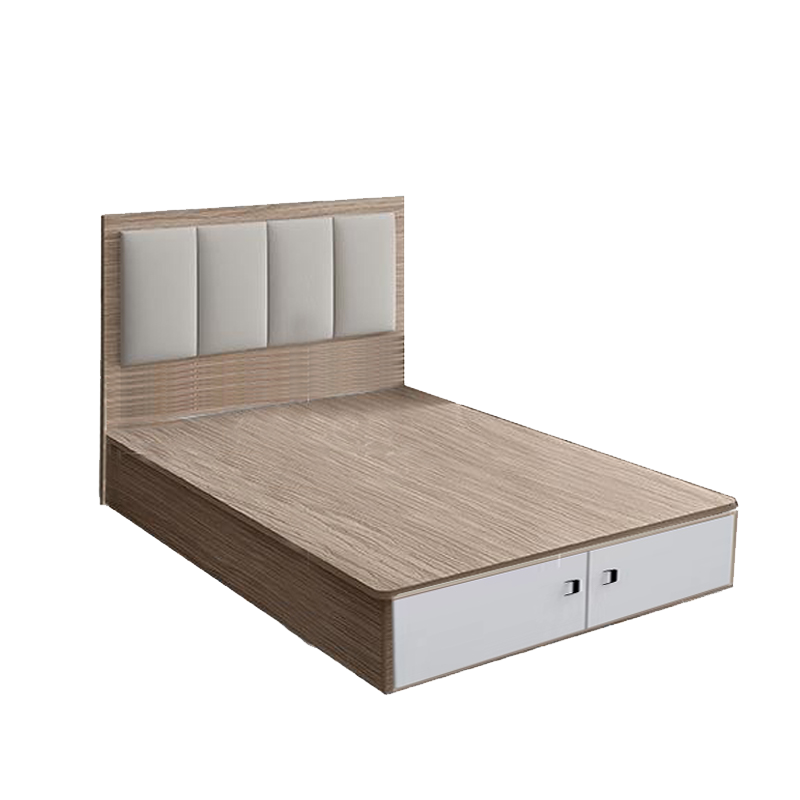 博林创 职工宿舍民宿酒店家具标间 箱式储物单人床 软包单人床 1.2*2米/张 支持定制