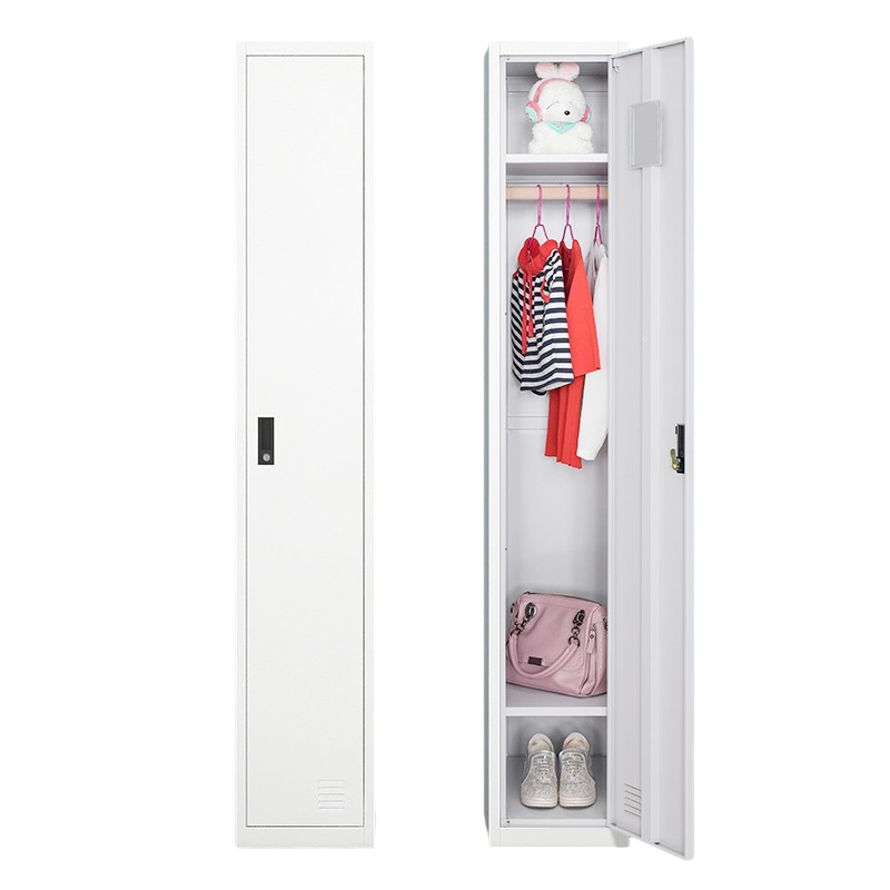 科野 钢制柜更衣柜铁皮储物柜带锁员工浴室 6门更衣柜