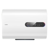 Leader海尔智家出品电热水器80升PLV5 3300W扁桶双胆速热 纤薄机身 健康抑菌洗 自动关机可视化水质监测