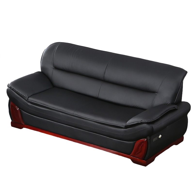 科野 商务接待办公沙发现代简约中式办公室会客沙发3+1+1+大小茶几