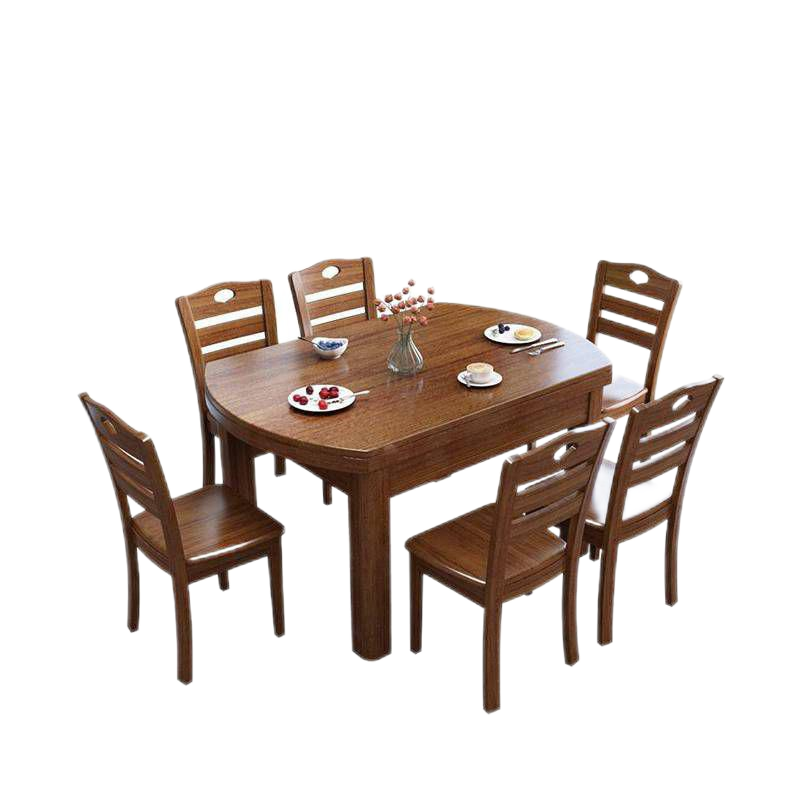 创鑫良品 餐桌一桌六椅 1500*1500*750mm /张