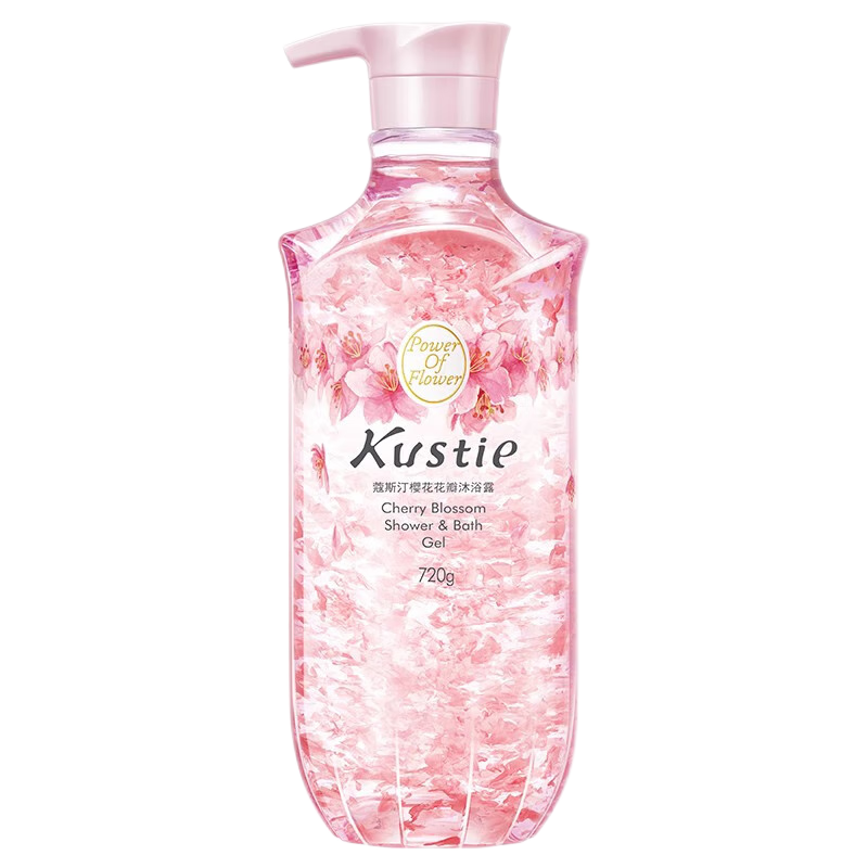 蔻斯汀Kustie摇摇沐浴泡泡(牛奶樱花)450ml 水润保湿提亮暗沉肤色