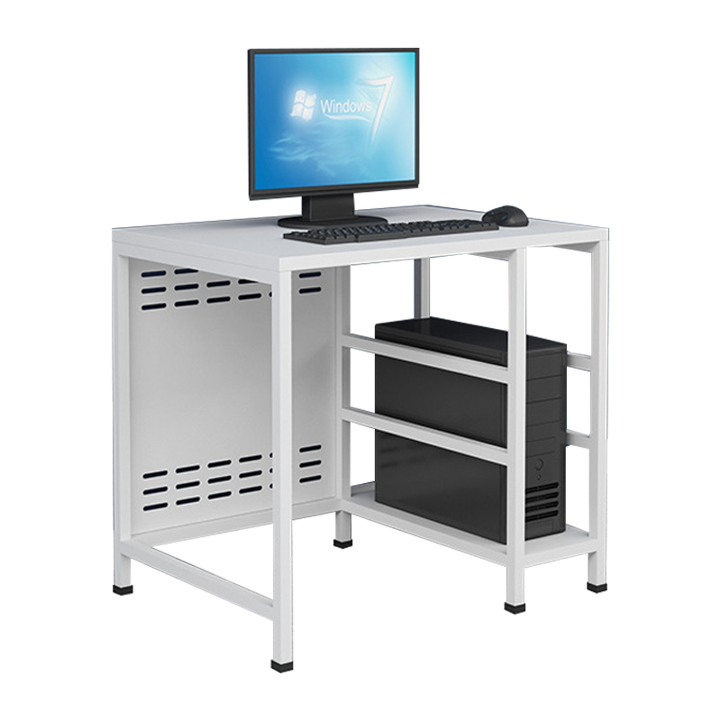 臻远 钢架电脑桌培训桌机房电脑桌学习桌课桌 单人位A款