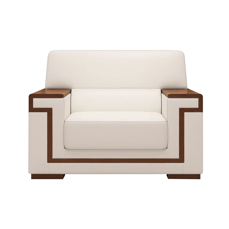 金菲罗格贵宾新中式西皮单沙发单人位