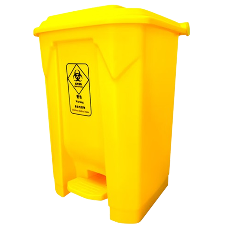 威佳(Wellguard)30L医疗垃圾桶加厚医疗废物垃圾桶黄色垃圾桶脚踏款