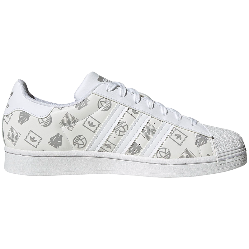 Adidas 阿迪达斯三叶草男女鞋 SUPERSTAR 贝壳头板鞋 GX8413