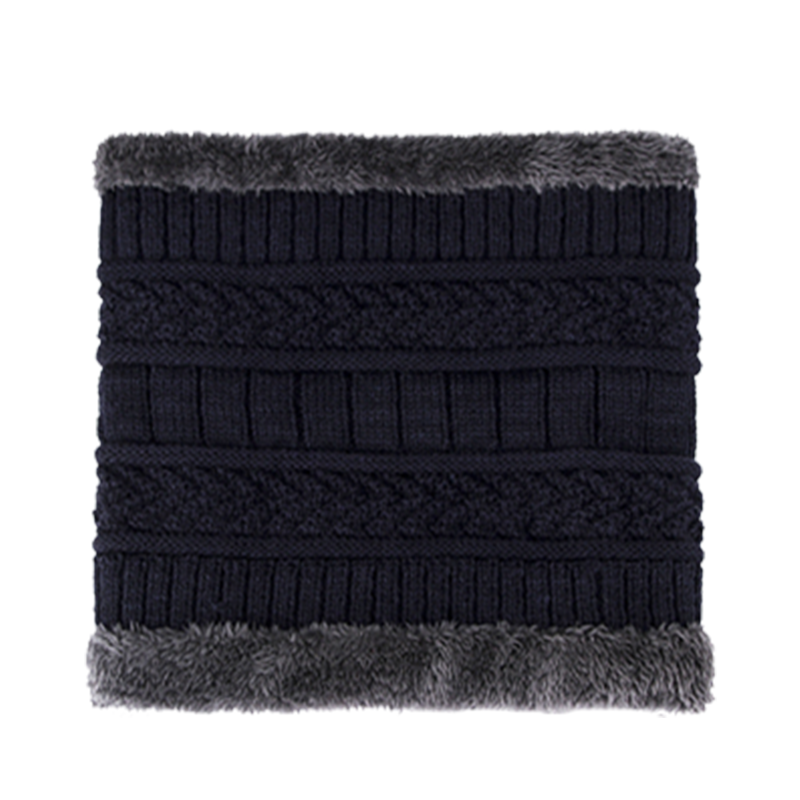 衡欢(HENGHUAN)冬季针织围脖套头围脖加绒加厚保暖骑车雪尼尔围脖脖套 RZ-WJB03/个