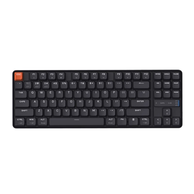 小米机械键盘TKL 线性轴 无线有线三模连接87键全键无冲多轴体双系统兼容