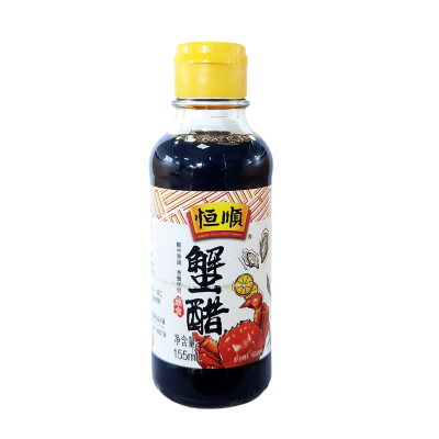 [中华特色]镇江馆 恒顺蟹醋155ml 好蟹配好醋 镇江香醋 纯粮酿造食醋 蘸料醋 海鲜醋 华东