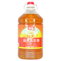 上林县超肴压榨花生油5L/瓶非转基因纯正热榨花生油