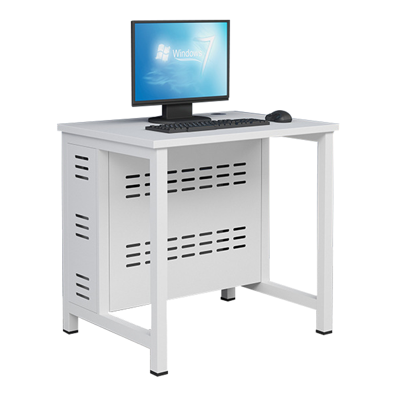 洛泰远 钢架电脑桌培训桌机房电脑桌学习桌课桌 单人位G款