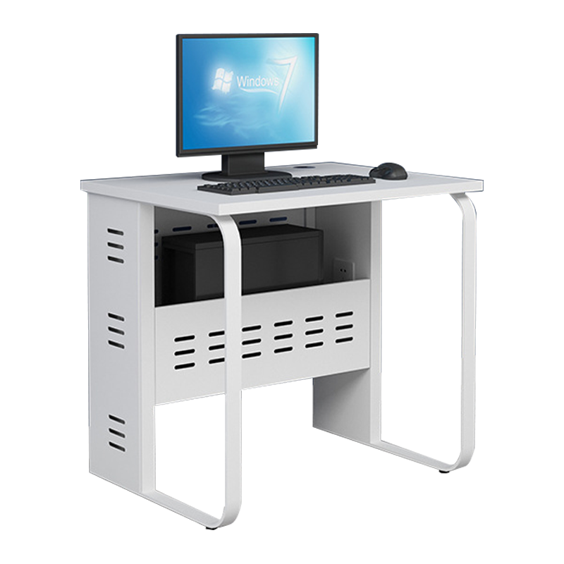 洛泰远 钢架电脑桌培训桌机房电脑桌学习桌课桌 单人位B款