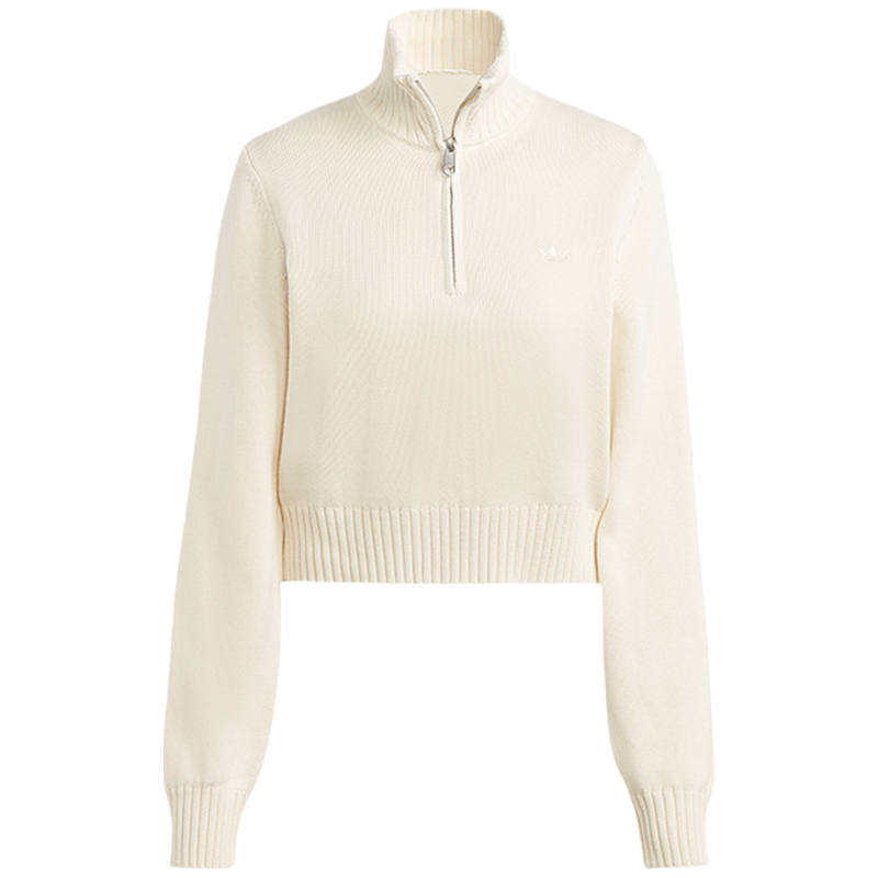 Adidas 阿迪达斯三叶草冬季女子运动休闲立领卫衣套头衫 II8043