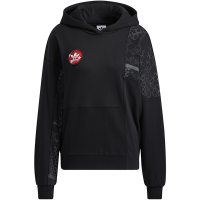Adidas 阿迪达斯三叶草卫衣女装春秋季新款连帽运动套头衫 HD0338