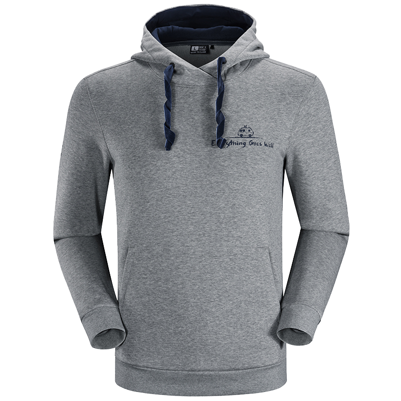 凯乐石 中性款连帽套头长袖 户外运动休闲弹力保暖卫衣