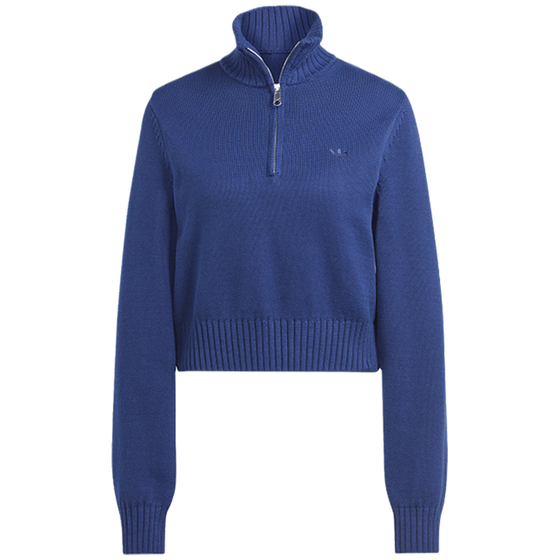 Adidas 阿迪达斯三叶草冬季女子运动休闲立领卫衣套头衫 IL1945