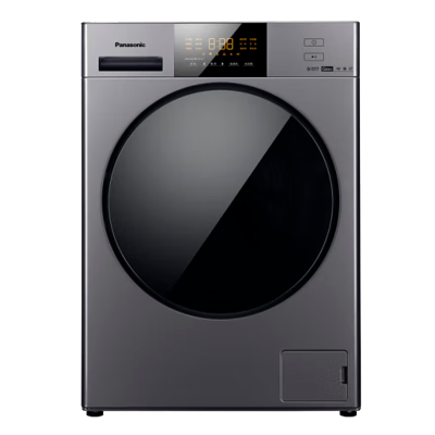 松下(Panasonic)10KG洗烘一体滚筒洗衣机 光动银除菌 高温除菌双极除螨1.1洗净比 XQG100-NDVAJ