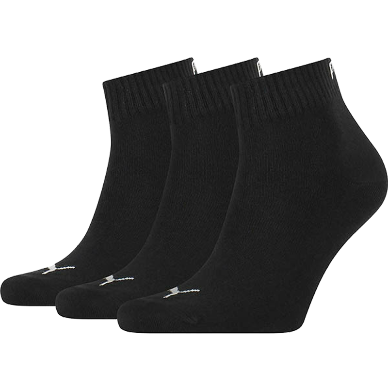 puma彪马男女袜春三双装中筒袜运动跑步潮袜子906915-01