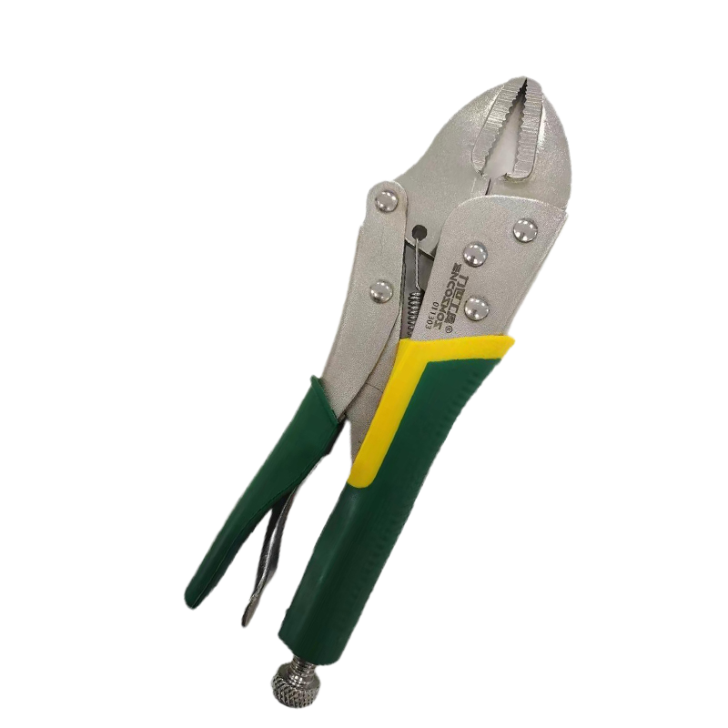 力世工具 镀镍包塑直口 大力钳 (直口) 1把