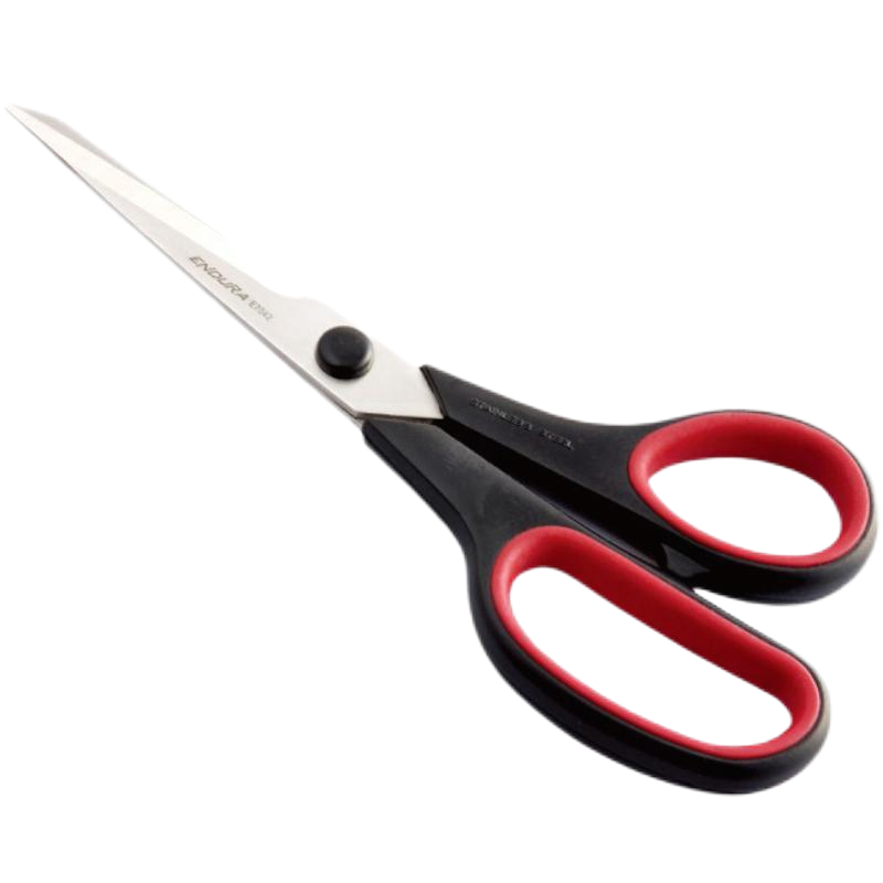 力易得(ENDURA)E7042双色不锈钢家用五金办公剪刀文具 8英寸 1把(2把起订货期3-5天)