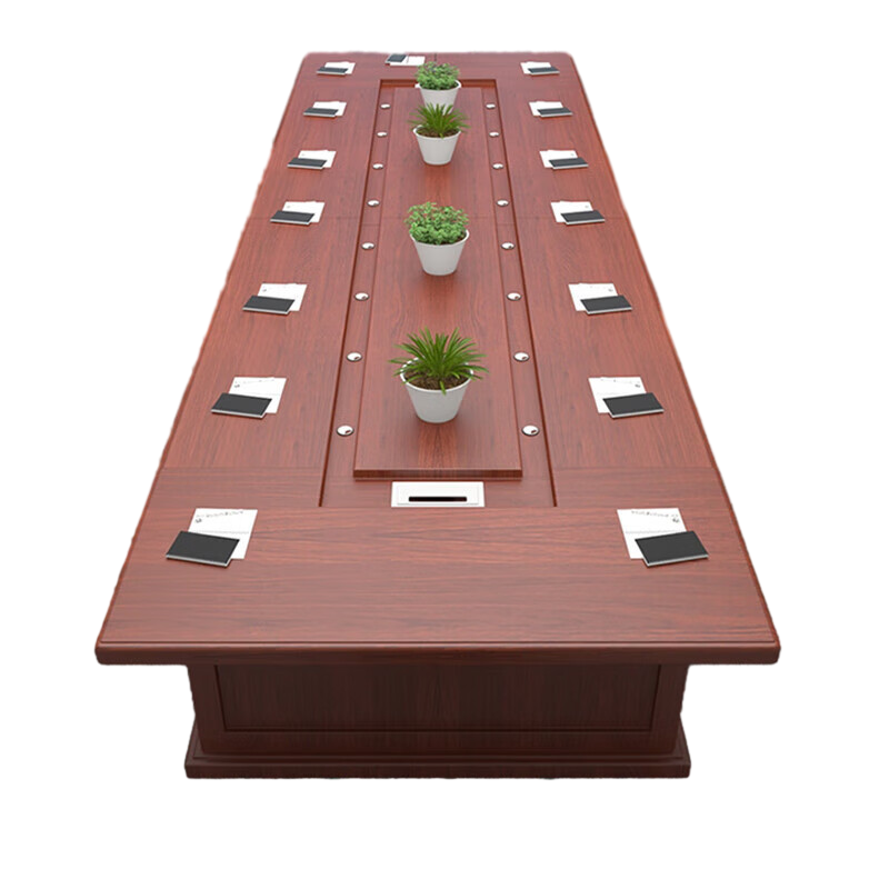 科野 会议桌长条桌实木贴皮油漆KY750款可定制 11m