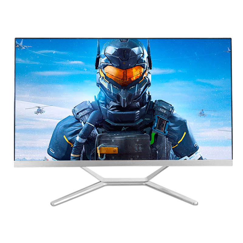 铭能 27英寸一体机电脑曲面窄边框 九代酷睿i5-9400F/2G独显/8G内存/256G固态 家用办公炒股学生一体机游戏台式一体机电脑 台式机电脑游戏一体机 内置音箱无线WIFI