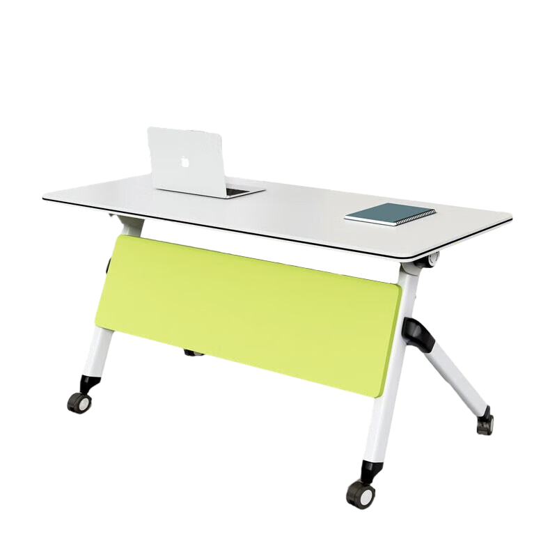 科野 折叠会议桌员工桌可移动培训桌会议长条桌培训椅可定制1800*500*750含3把椅子