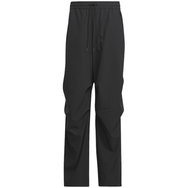 阿迪达斯三叶草运动裤男冬新款宽松阔腿可束脚休闲伞兵长裤 IZ1530