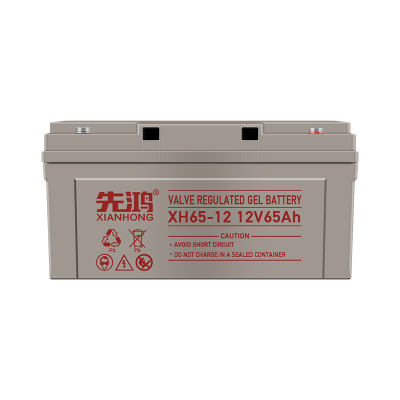 先鸿UPS专用蓄电池12V65AH铅酸免维护12伏电瓶直流屏通信机房基站