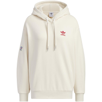 Adidas 阿迪达斯三叶草卫衣女装冬季新款连帽运动套头衫 IW9414
