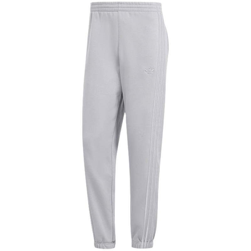 Adidas 阿迪达斯男子松紧裤灰色宽松收口针织长裤束脚运动裤 IT7448